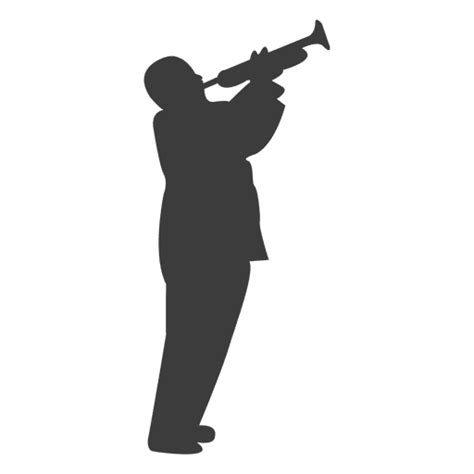 Trumpet Player Silhouette PNG & SVG Design For T-Shirts