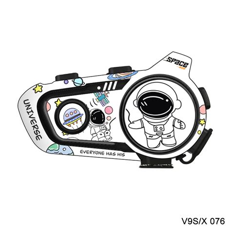 维迈通V9S V9X贴纸蓝牙耳机装饰保护外壳拉花贴防刮不留胶贴膜 虎窝淘