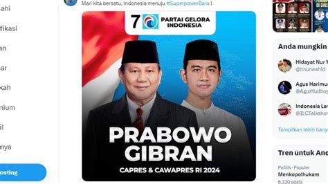 Fahri Hamzah Isyaratkan Gibran Jadi Cawapres Prabowo Yang Diumumkan