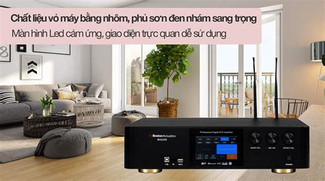 Ampli Karaoke Boston Acoustics BA2250 mới 2023 đa năng giá rẻ