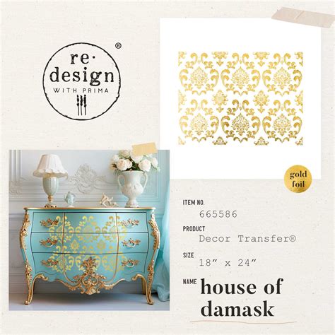 Gold Foil Kacha ~ HOUSE OF DAMASK – Mishique Design