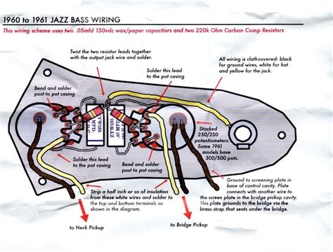 Fender Squier Jazz Bass Wiring Diagram - Wiring Diagram