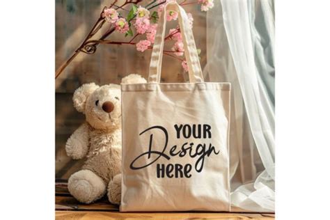 Natural Canvas Tote Bag Mockup Graphic By Mockup And Design Store · Creative Fabrica