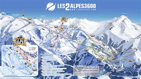 Les 2 Alpes Plans Des Pistes