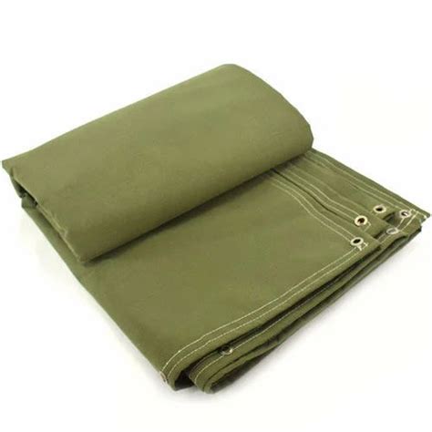 Olive Green Woven Canvas Tarp Cloth, Thickness: 2 - 5 mm, Rs 10 /square ...