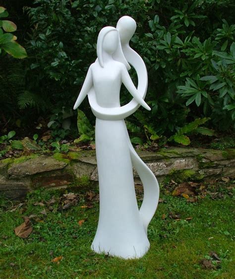 Everlasting Love 85cm Marble Resin Garden Statue