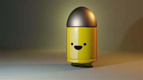 Bullet Kin from Enter The Gungeon : r/blender