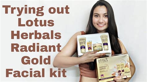 Lotus Herbal Radiant Gold Facial Kit How To Do Facial At Home For Instant Glow Smriti