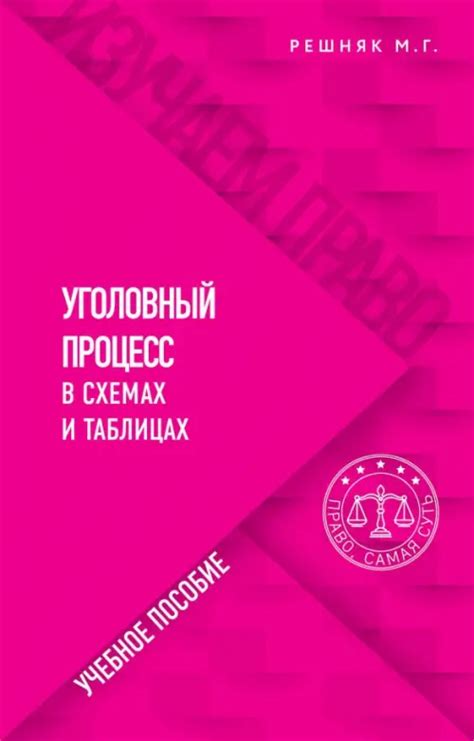 Уголовный процесс в схемах и таблицах, Решняк Мария Генриховна, Эксмо ...