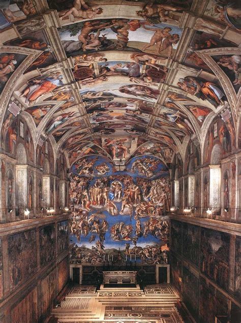 The Sistine Chapel Painting By Buonarroti Michelangelo 1696 Words