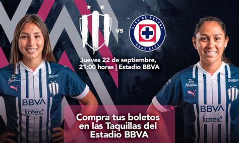 APOYA A LAS RAYADAS VS CRUZ AZUL EN EL ESTADIO BBVA Sitio Oficial