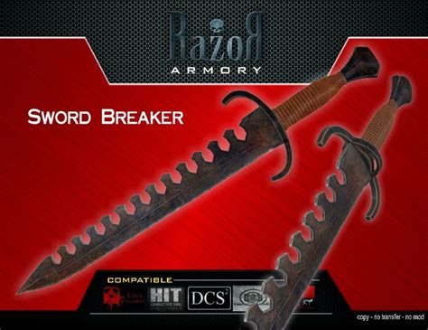 Second Life Marketplace - ..::Razor::.>> Sword Breaker