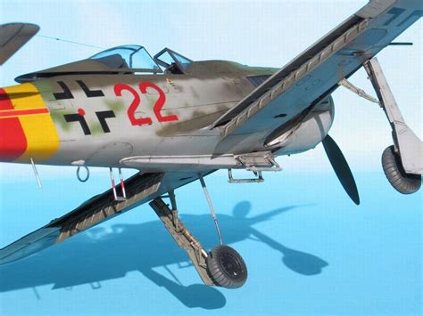 Hasegawa Focke Wulf Fw A Red Ready For Inspection