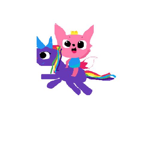 Pixilart New Pinkfong Unicorn By Madelyne Me