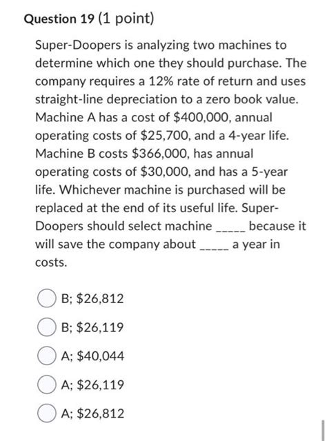 Solved Question Point A Project Is Expected To Create Chegg