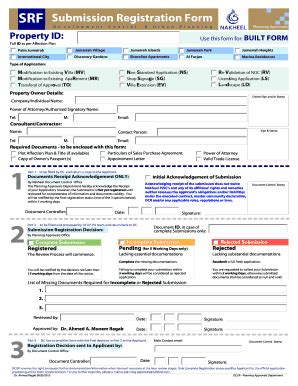 Fillable Online Submission Registration Form Srf Bnakheelb Fax Email