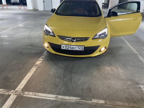 Поставил диоды в туманки LED ПТФ Opel Astra J GTC 1 4 л 2012 года