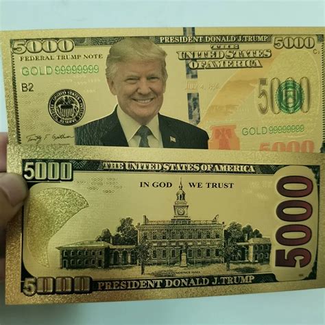 Did A Couple Visit A Bank To Cash A Gold Trump 5 000