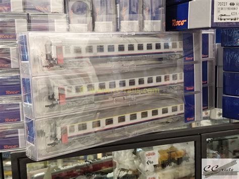 Roco 74063 coffret de 3 pièces voitures Eurofima NMBS SNCB DC