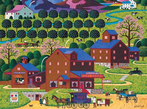 Solve Wysocki Plum Valley Jigsaw Puzzle Online With Pieces