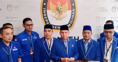 Daftarkan Bacaleg Demokrat Aceh Target Kursi Dpra