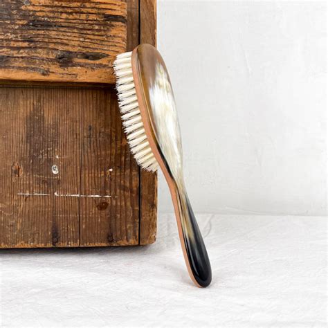 Brosse Cheveux Bois Et Corne