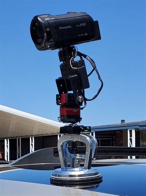 Pan And Tilt Car Roof Video Camera Mount With Wireless Remote Etsy