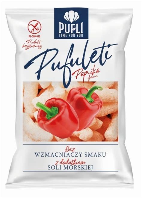 Chrupki Kukurydziane O Smaku Paprykowym PUFULETI Eurosnack 80 G