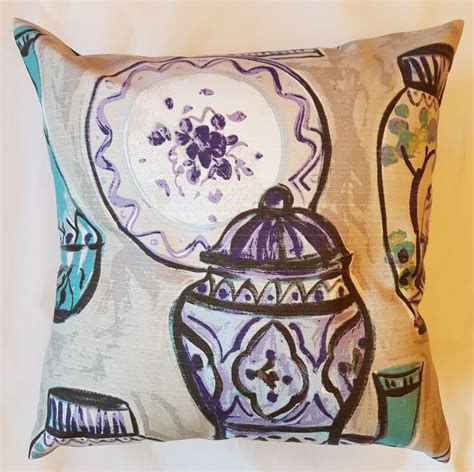 Chinese Ginger Jars Cushion Covers Pillow Etsy