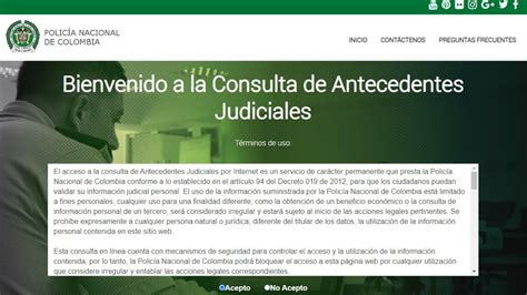 Como Descargar El Certificado De Antecedentes Judiciales De La Polic A