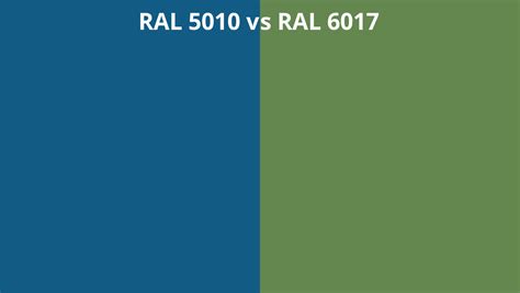 Ral 5010 Vs 6017 Ral Colour Chart Uk