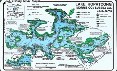 Lake Hopatcong Fishing Map - Map : Resume Examples #ZL3no0D8Q5