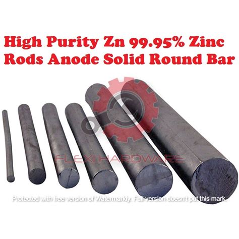 Mm Mm X Mm L High Purity Zn Zinc Rods Anode