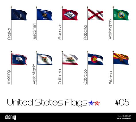 Arkansas Wehende Flagge Ausgeschnittene Stockfotos Und Bilder Alamy