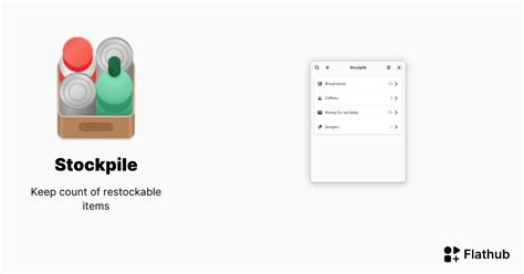 Install Stockpile On Linux Flathub