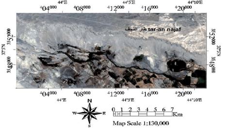 Landsat 8 True Colour Image Of The Study Area On 2014 05 10 Using The