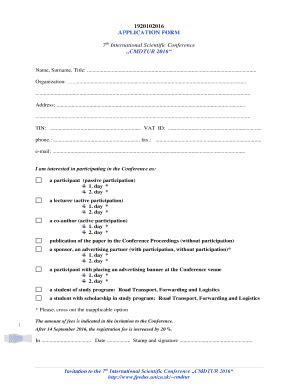 Fillable Online Fpedas Utc Application Form Th