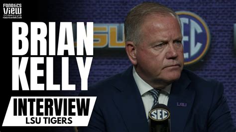 Brian Kelly Talks Lsu Tigers Football Potential Alabama Georgia Bench