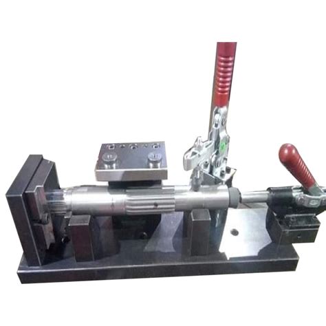 Mild Steel Axle Shafts Drilling Fixtures For Holding Workpiece At