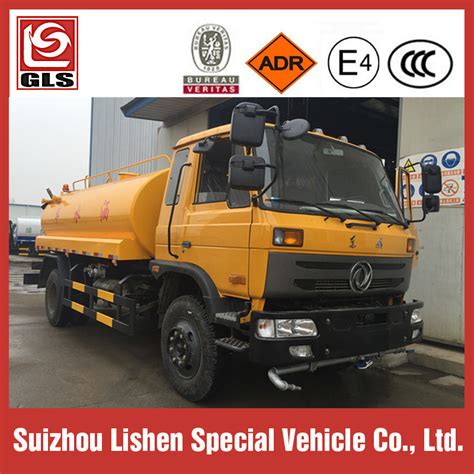 4X2 Dongfeng 10000 Liters 10000L 10ton 10cbm 10m3 Water Tank Truck