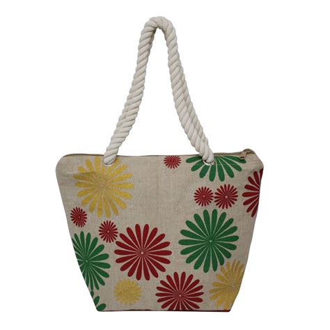 Natural Printed Fabric Juco Beach Bag At Rs Piece In Howrah Id