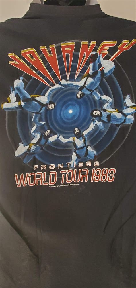 Vintage 1983 Journey Frontiers Concert Tour Shirt