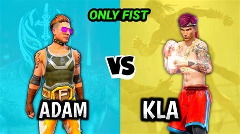 😱adam Vs Kla 💥1vs1 Free Fire 1vs1 Room Match Tamil Funny