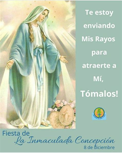 Pin De Mary Gallardo En DIOS LO ES TODO Fiesta De La Inmaculada