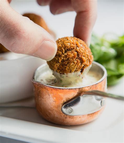 Derek Johnstone Recipe Haggis Bon Bons With Arran Mustard Scotsman