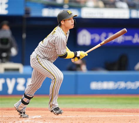 【阪神】2軍で実戦復帰の梅野隆太郎、中日戦の第1打席で中前打 プロ野球写真ニュース 日刊スポーツ