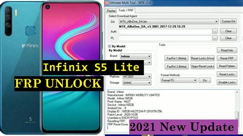 INFINIX S5 LITE FRP UMT ONE CLICK Infinix X652B S5 Lite Frp Unlock