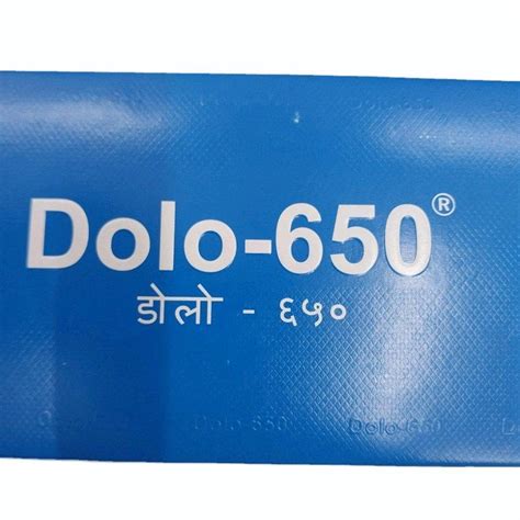 Paracetamol Dolo Tablets Mg At Rs Box In Hyderabad Id