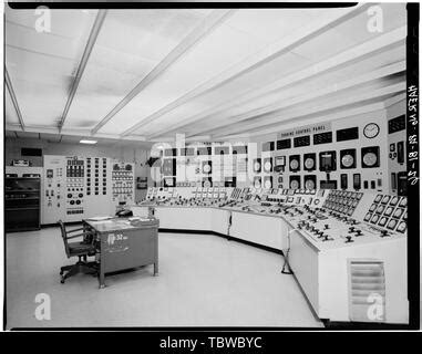 Control Room, Shippingport Atomic Power Station, c. 1977 Stock Photo ...