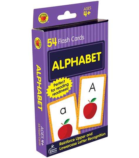 Alphabet 54 Card Set Flash Cards Grade Pk 1 Grandrabbits Toys In